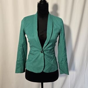 Lucky Brand Green Blazer Jacket